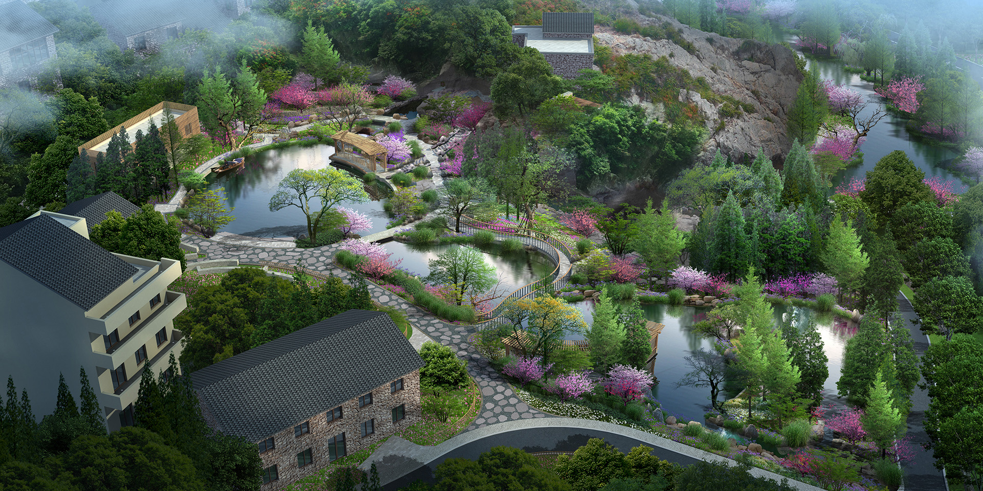 Reservoir Park Landscape Design In Shanqian Village