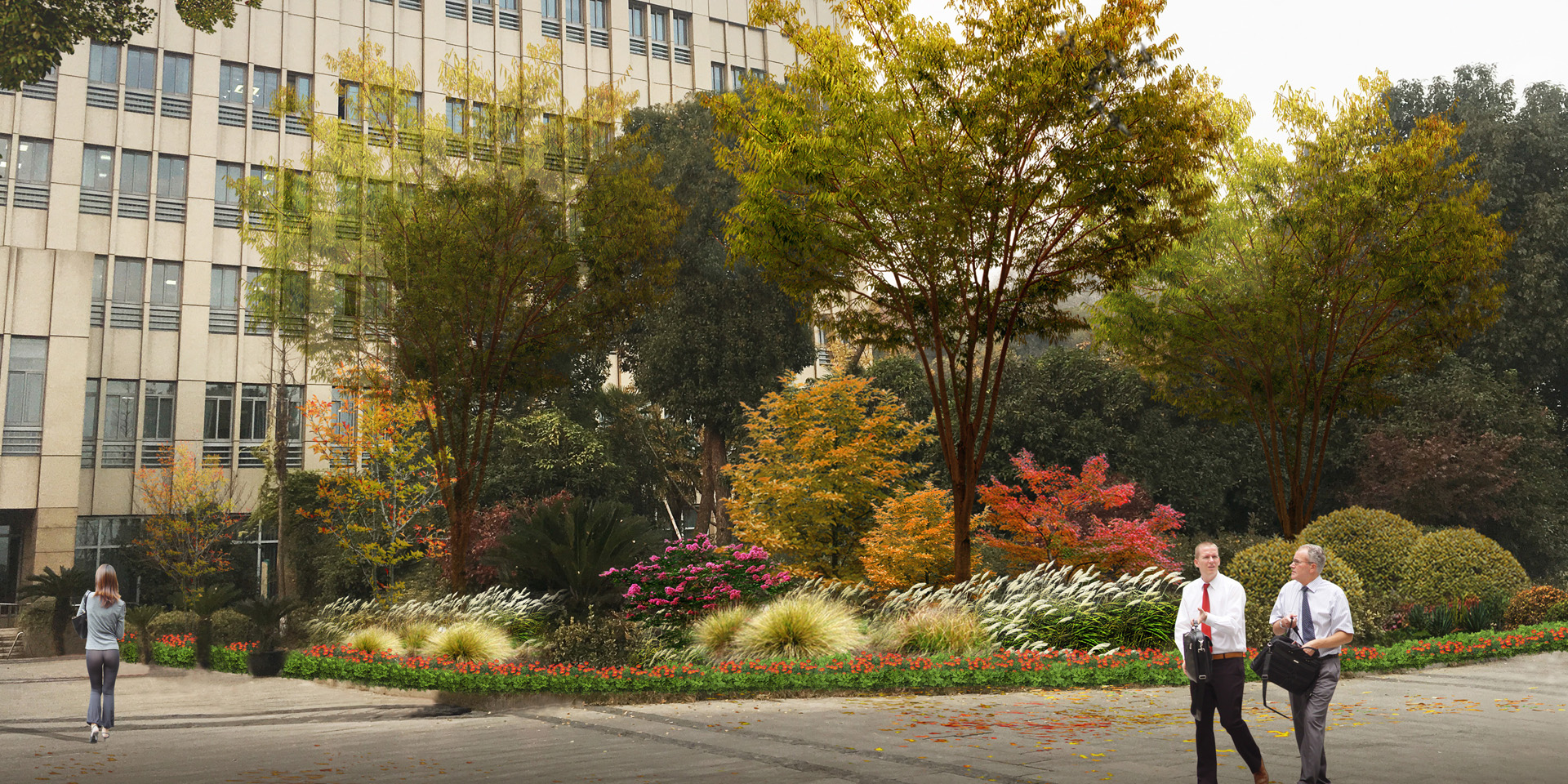 浙江?杭州美丽花园都会示范项目-西溪医院景观提升设计
